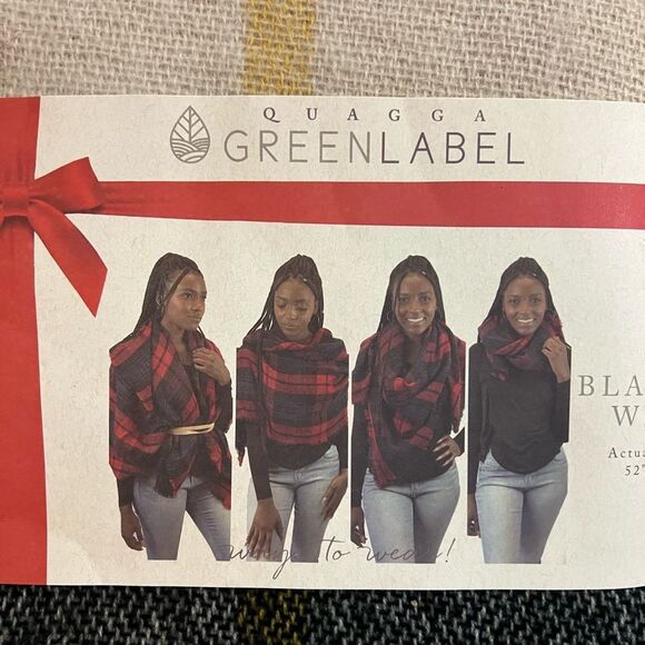 Quagga Green Label Blanket Wrap Scarf - Picture 3 of 5